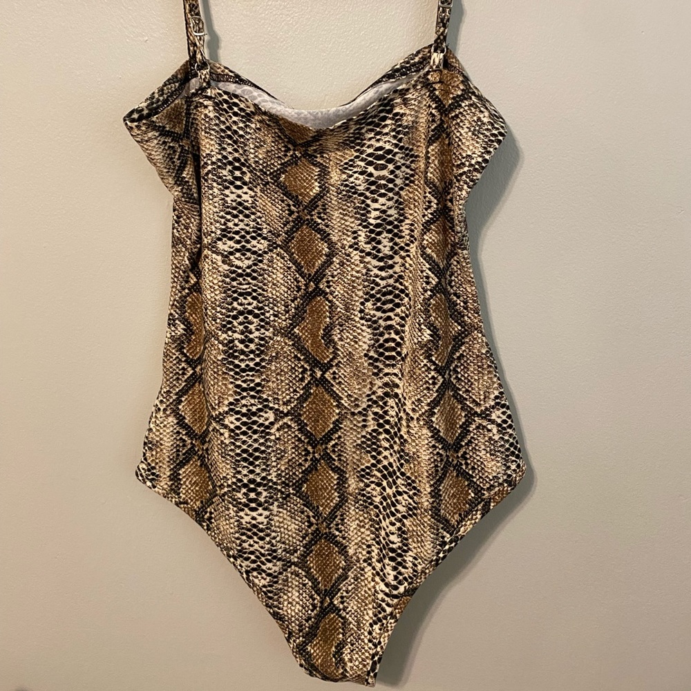 Snakeskin Bodysuit! Size Medium!